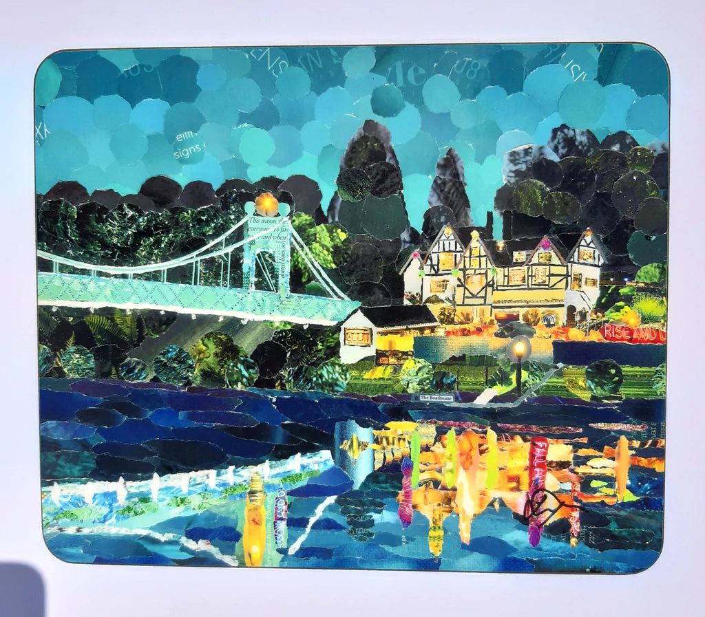 Porthill Bridge Shrewsbury Placemat Designed by Lyn Evans
