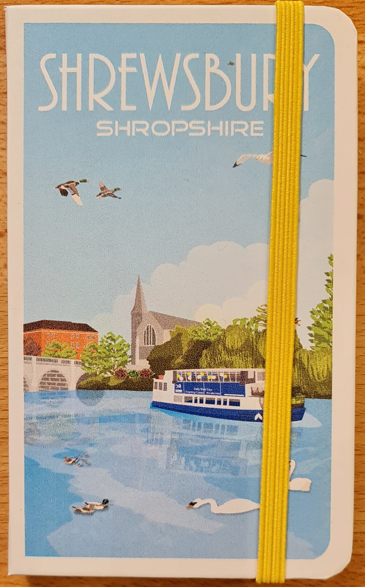 A6 Note Book Shrewsbury Retro Design