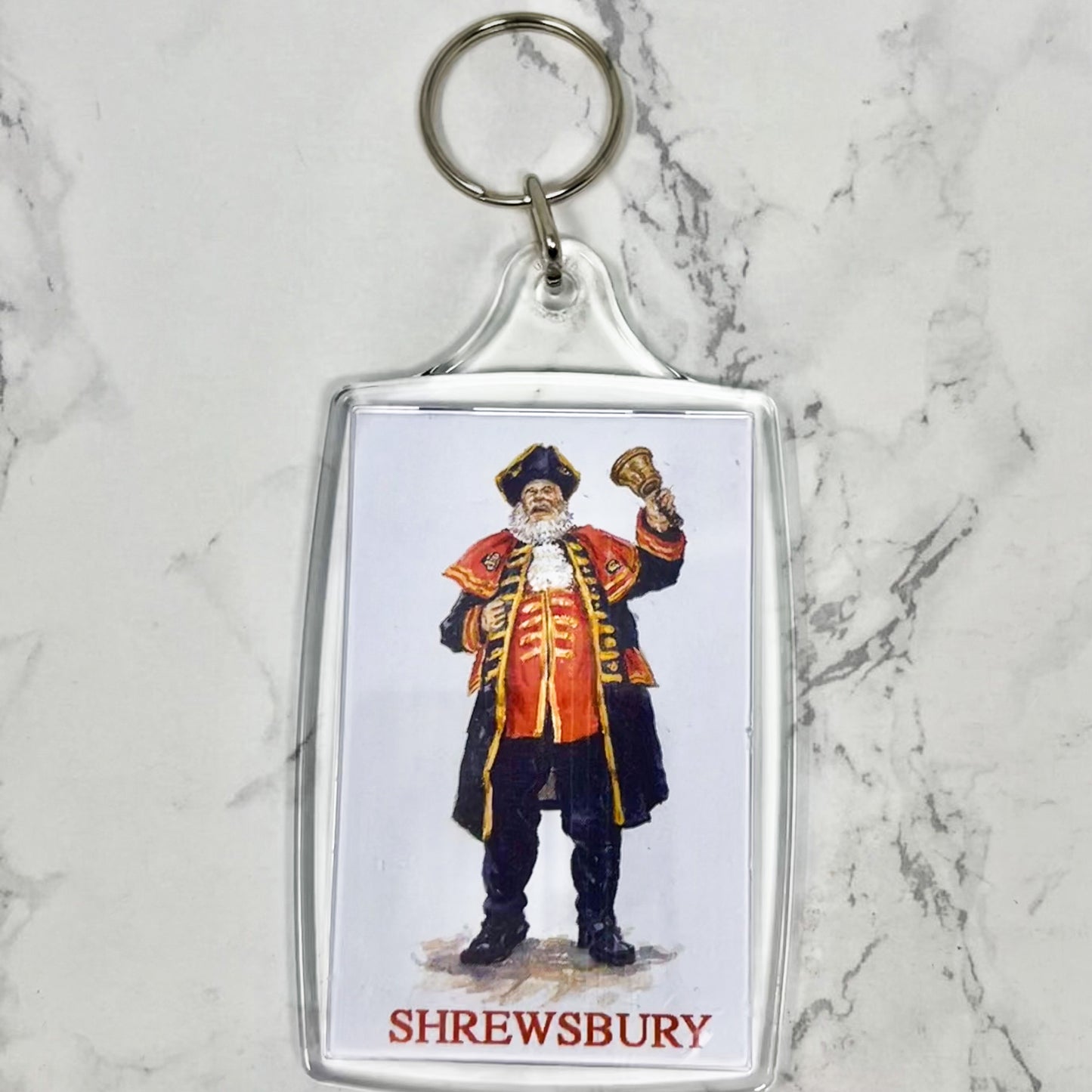Town Crier Blank Shrewsbury Keyring
