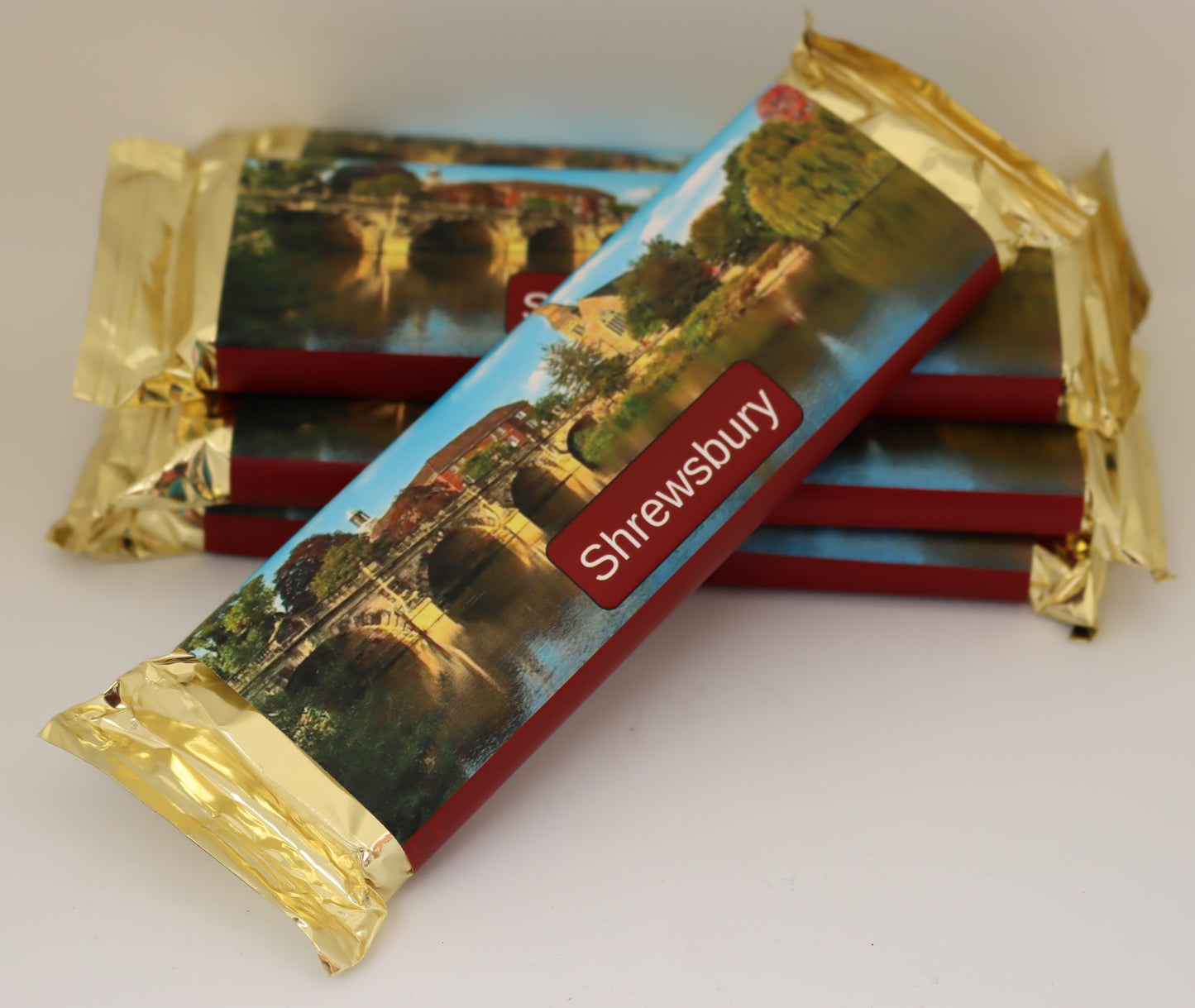 Shrewsbury Milk Chocolate Bar - River Design