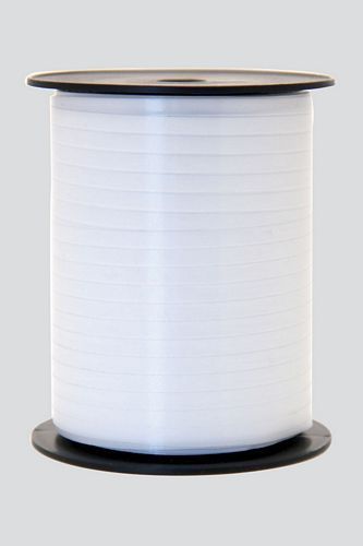 5mm x 500m Snow White Curling Ribbon