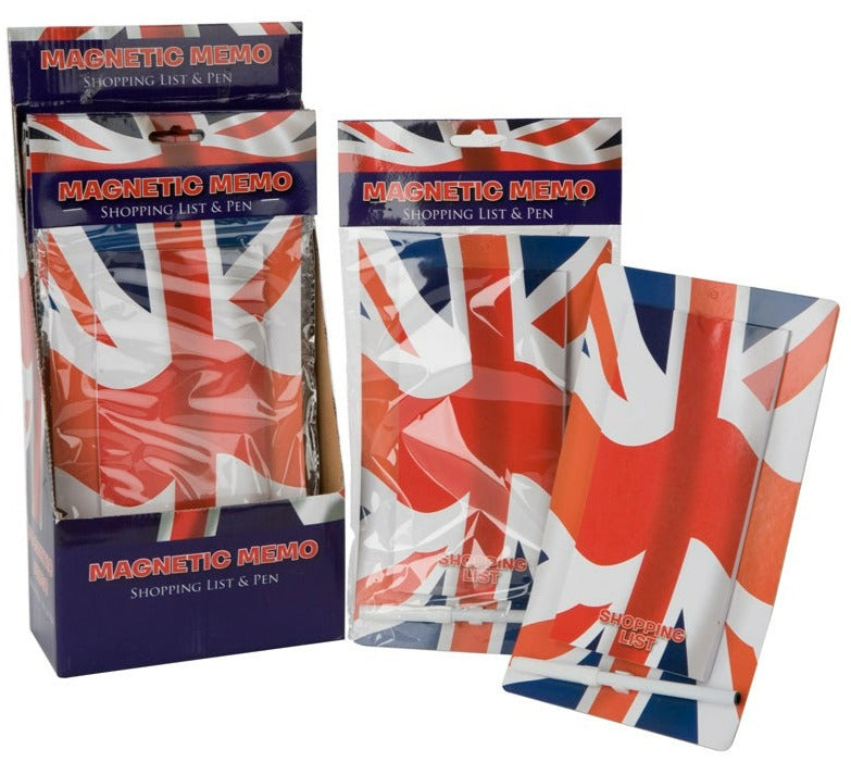 Union Jack Magnet Memo Shopping Pad