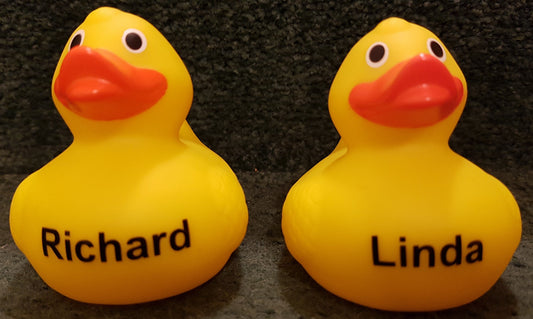 8cm Personalised Rubber Duck - Any Name or Phrase