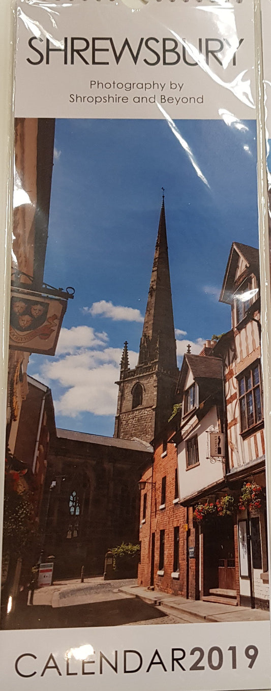 Shrewsbury Slim Calendar 2019
