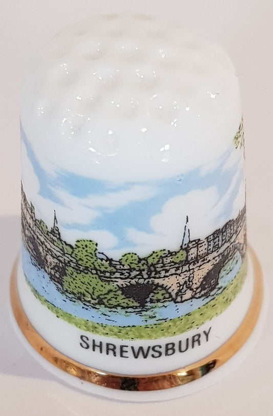 Shrewsbury China Thimble River Severn