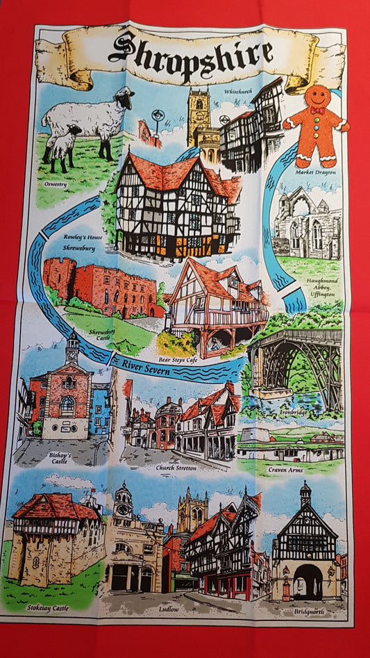 Shropshire Tea Towel