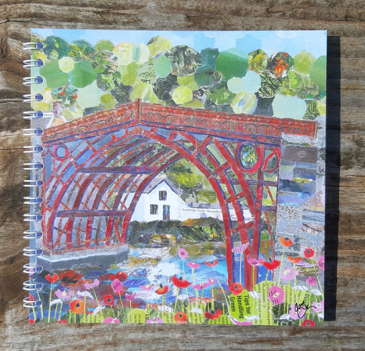 Ironbridge in Red Notebook Designed by Lyn Evans