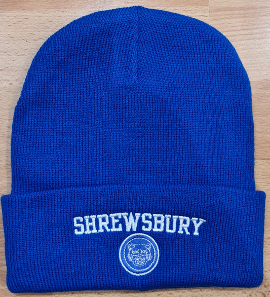Shrewsbury Tiger Beanie - Light Blue