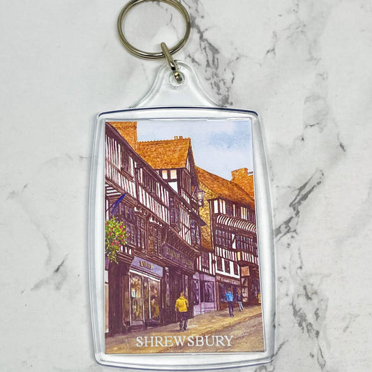 Wyle Cop Shrewsbury Keyring