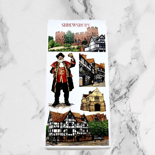Iconic Images Portrait Shrewsbury Magnetic Shopping List