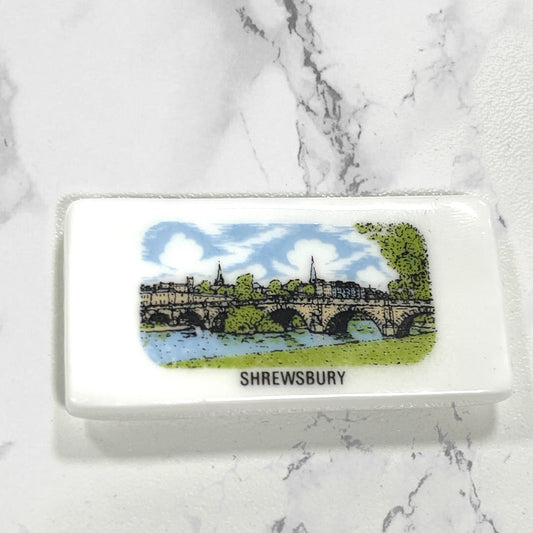 Shrewsbury Small China Fridge Magnet