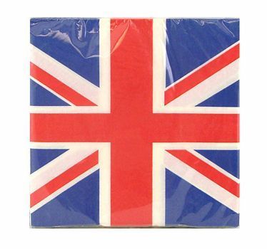 12pk 33cm Union Jack Napkins