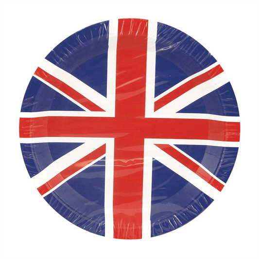 Eurowrap 6pk 23cm Union Jack Plates