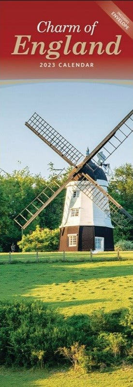 Charm of England Slim Calendar 2023