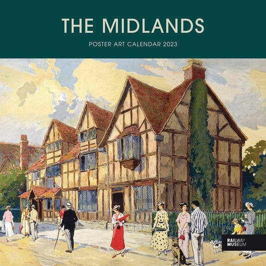 NRM The Midlands The Poster Art Wiro Wall Calendar 2023