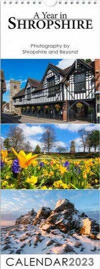 A Year in Shropshire Slim Calendar 2023