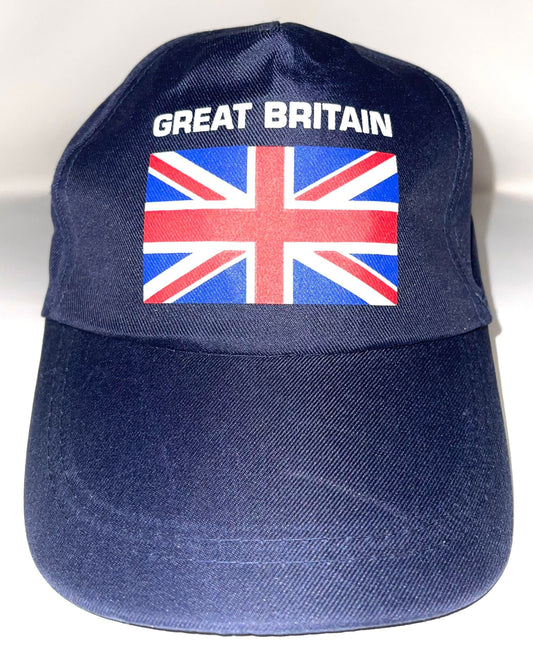 Adult I Heart GB Baseball Cap Blue Design B