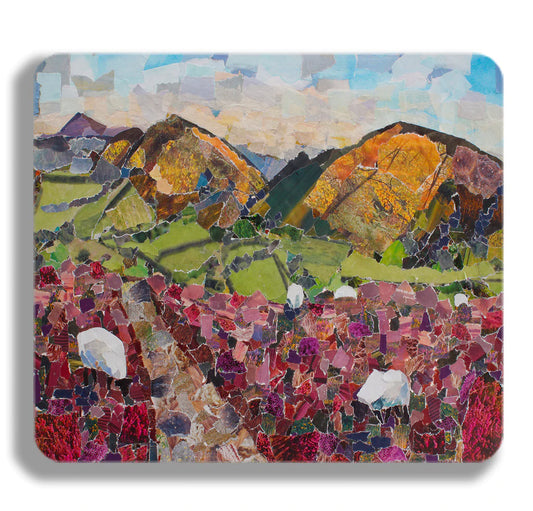 Stretton Hills Shropshire Placemat Designed by Lyn Evans