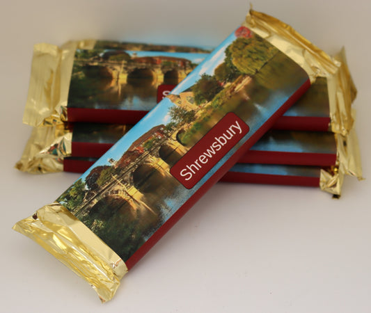 Shrewsbury Milk Chocolate Bar - River Design