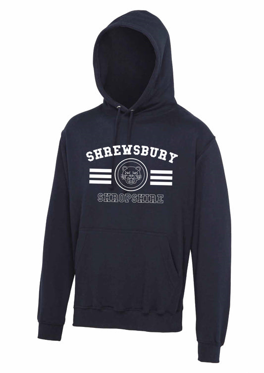 Shrewsbury Tiger Adult Hoodie - Navy - 2XL