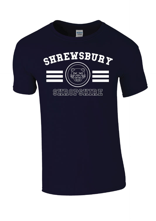 Shrewsbury Tiger Kids T-shirt - Navy - 7/8 yrs