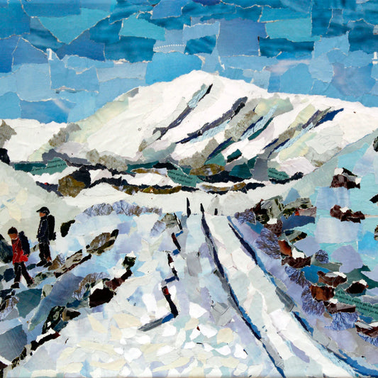 Caer Caradoc Shropshire Greetings Card Designed by Lyn Evans