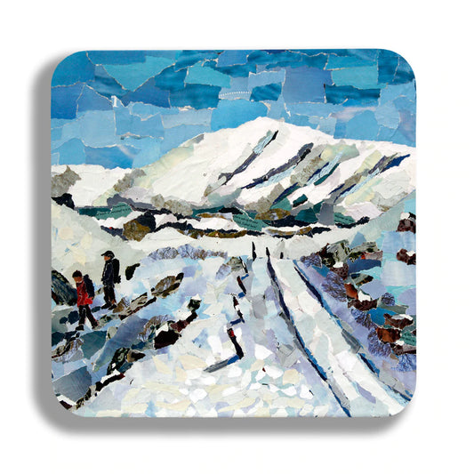 Caer Caradoc Shropshire Coaster Designed by Lyn Evans
