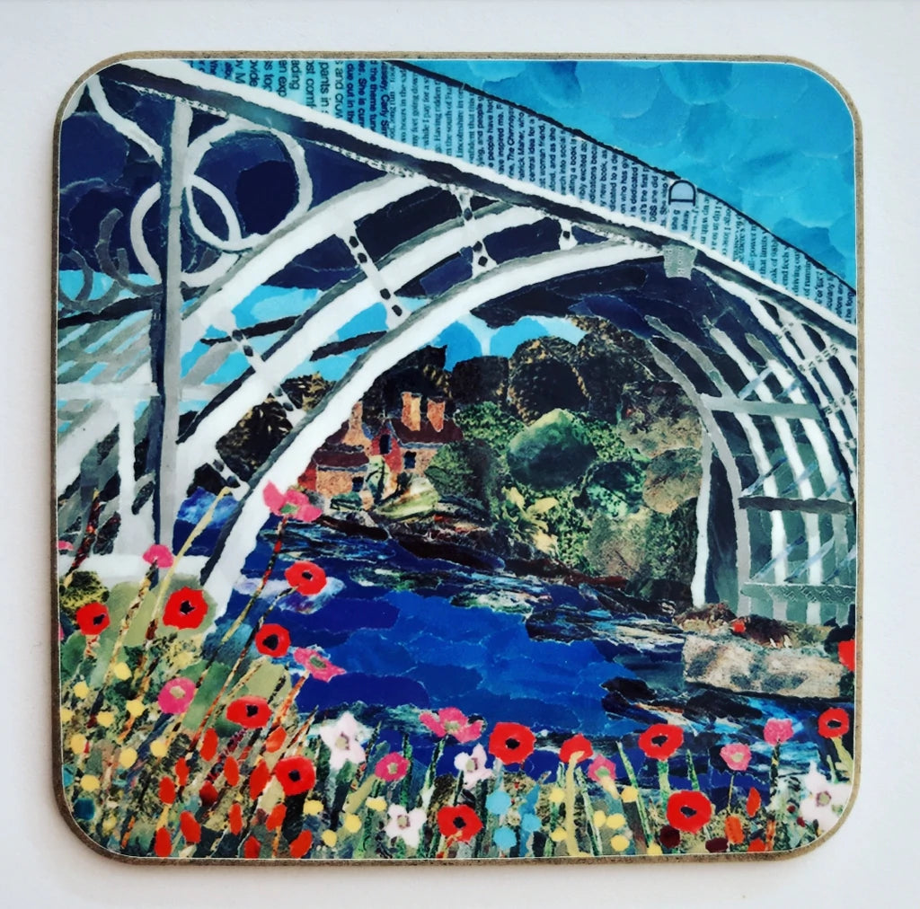 Ironbridge in Summer Coaster Designed by Lyn Evans