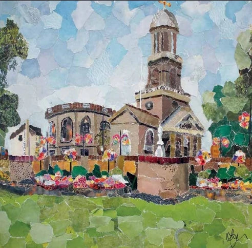 St Chads Church Shrewsbury Greetings Card Designed by Lyn Evans