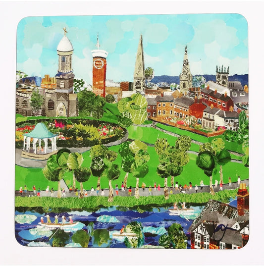 Quarry Park Shrewsbury Placemat Designed by Lyn Evans