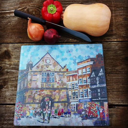 The Square Shrewsbury Chopping Board Designed by Lyn Evans