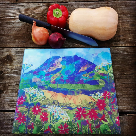 Wrekin Shropshire Chopping Board Designed by Lyn Evans