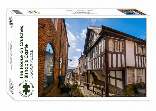 Bishop's Castle House on Crutches Shropshire Jigsaw