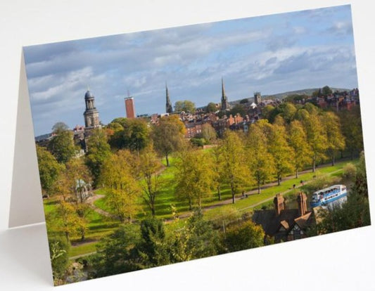 Autumn Blank Shrewsbury Greetings Card
