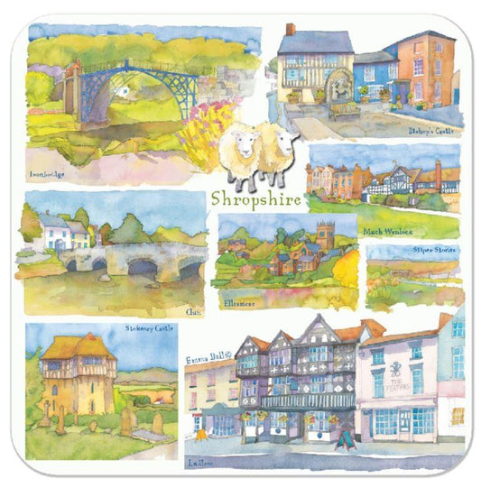 Shropshire Single Coaster - Emma Ball