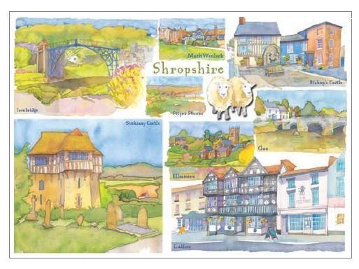 Shropshire Large Magnet - Emma Ball