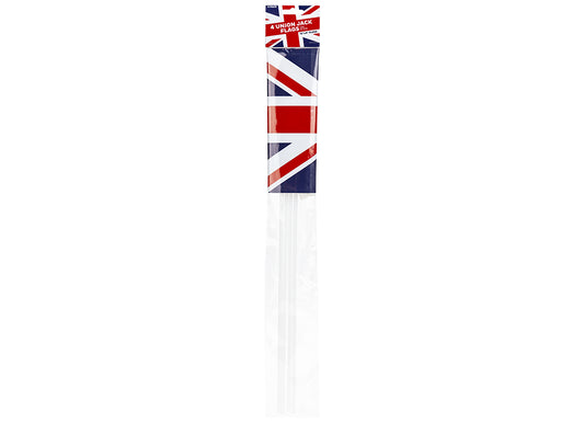 4pk 12"x 8" Union Jack Flags